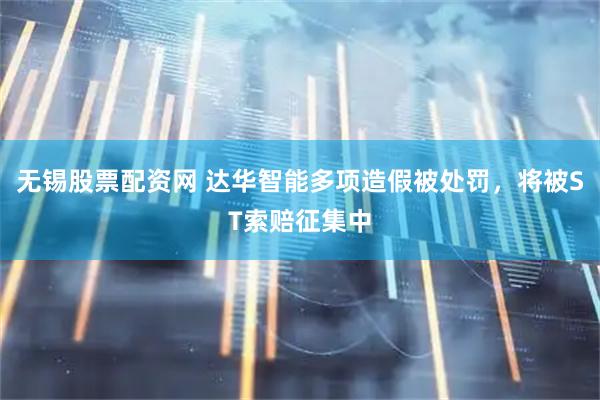 无锡股票配资网 达华智能多项造假被处罚，将被ST索赔征集中